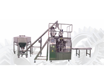 Dual-head powder + weigh-fill bag-filling packaging machine
