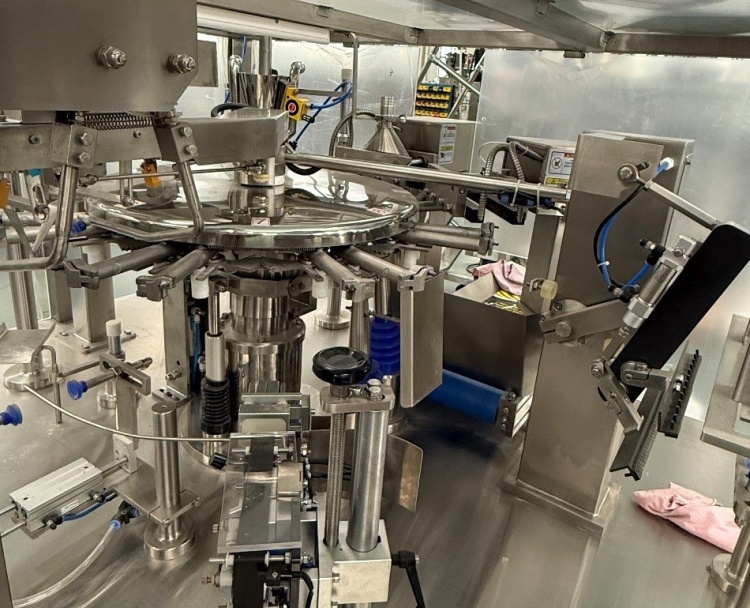 Dual-head powder + weigh-fill bag-filling packaging machine